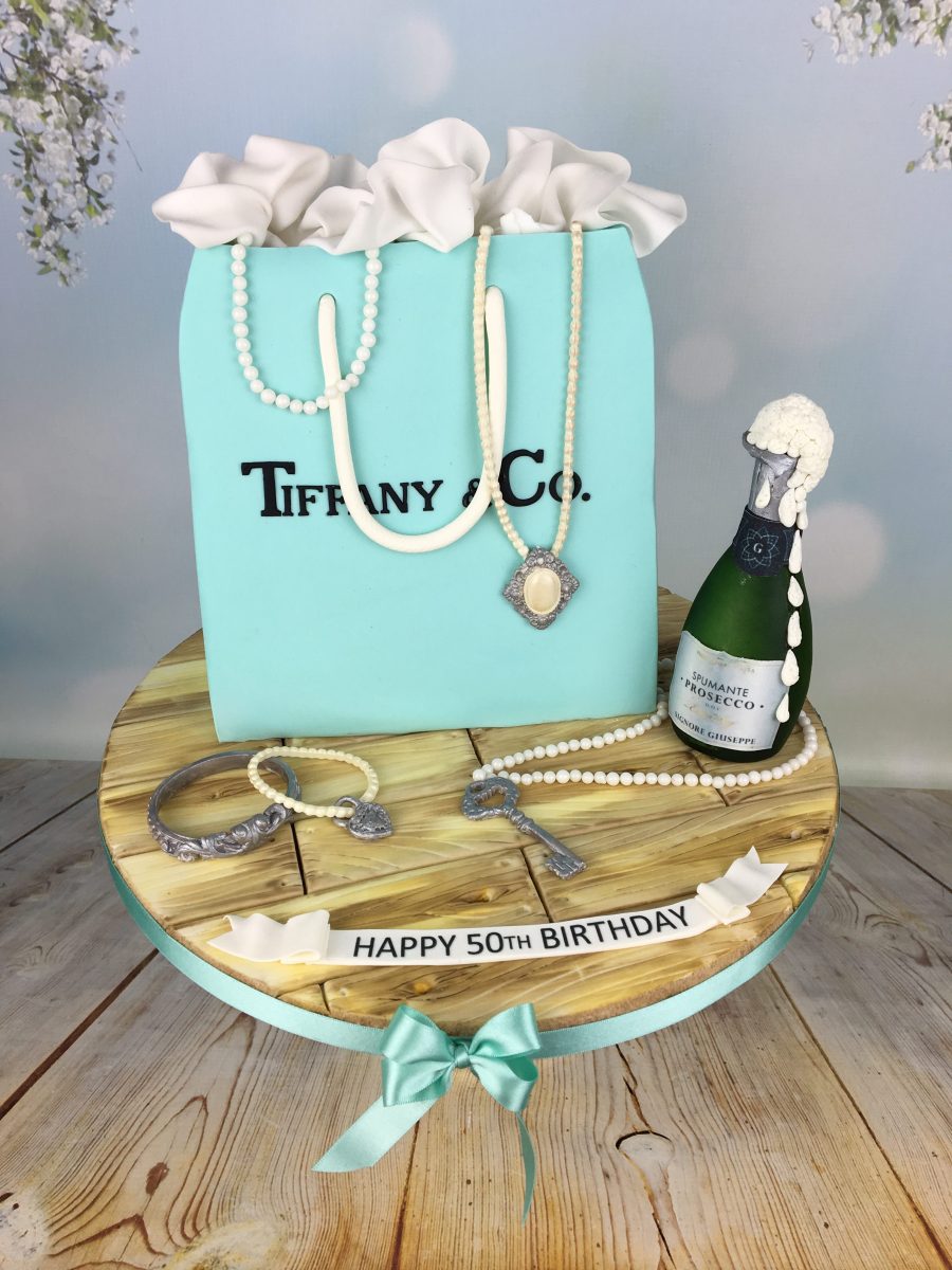 Tiffany Bag Birthday cake Mel's Amazing Cakes