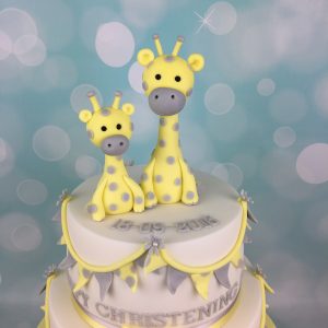 Baby Giraffe cake topper