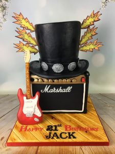 Guns n roses birthday cake