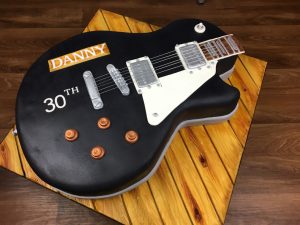 Guitar 30th Birthday Cake