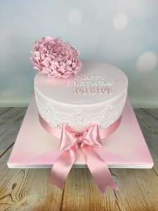 lace birthday cake