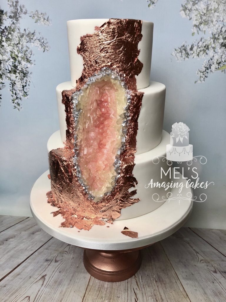 Geode Wedding cake Mel's Amazing Cakes