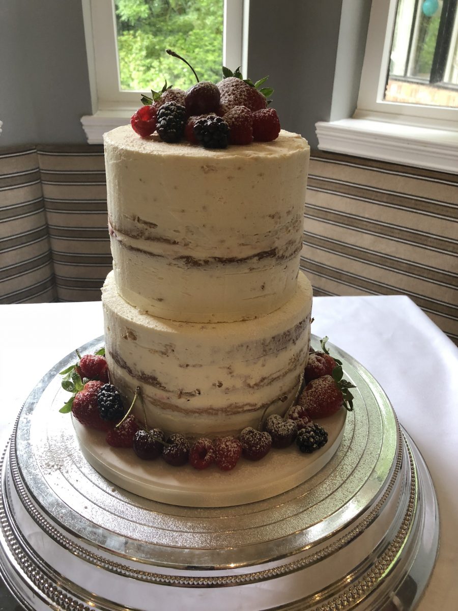 Fresh Fruit Wedding Cake