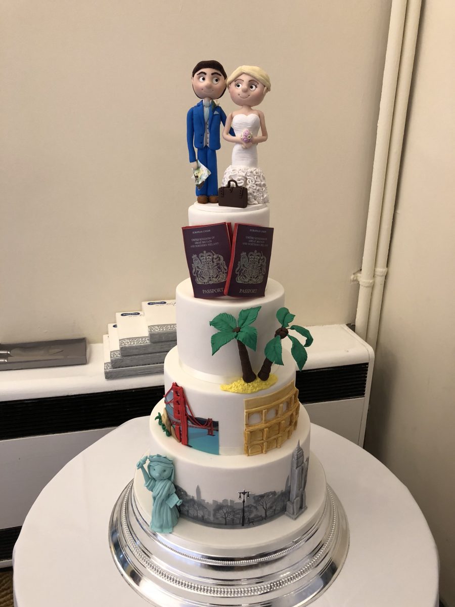 Wedding Cake With Figures